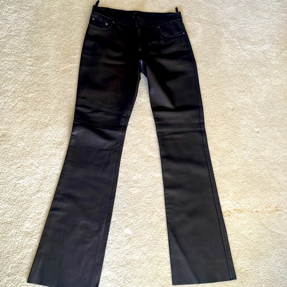 Yves Saint Laurent Jeans Yves Saint Laurent Women Genuine Leather